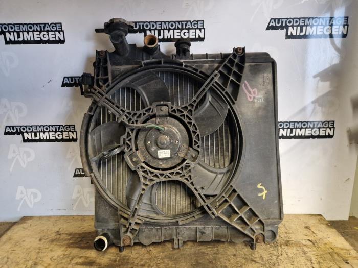 Kühler Hyundai Atos, 1997 / 2008 1.0 12V, Fließheck, Benzin, 999cc, 40kW (54pk), FWD, G4HC, 1998-02 / 2000-12, AB51G; AC5G; AC5H (Gebraucht)