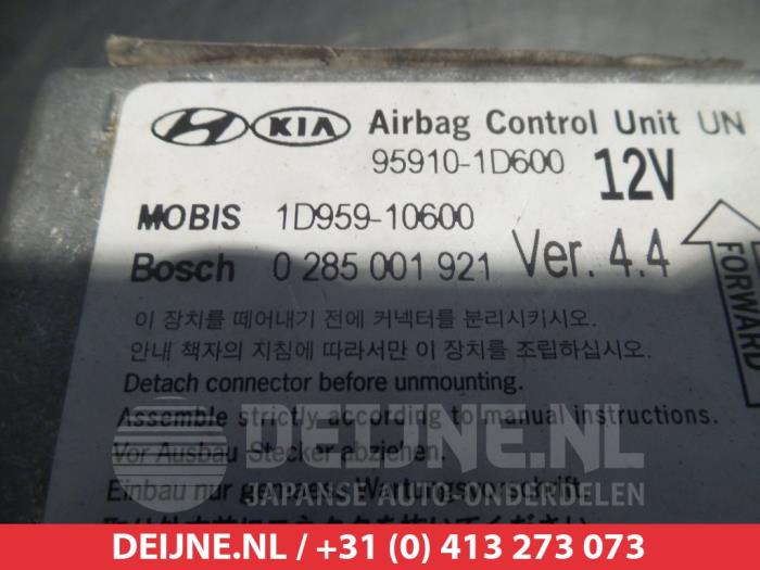 Kit+module airbag d'un Kia Carens III (FG) 1.6i CVVT 16V 2012