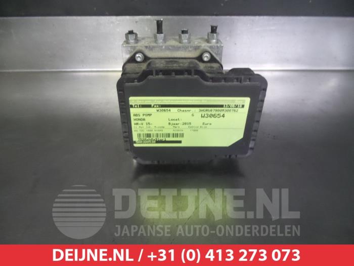 Begagnade ABS-pump Honda HR-V (RU) 1.6 i-DTEC 16V Pris € 150,00 Marginaltabell erbjuds av V.Deijne Jap.Auto-onderdelen BV