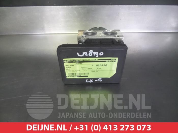 Begagnade ABS-pump Mazda CX-5 I (KE,GH) 2.2 SkyActiv-D 16V 2WD Pris € 150,00 Marginaltabell erbjuds av V.Deijne Jap.Auto-onderdelen BV