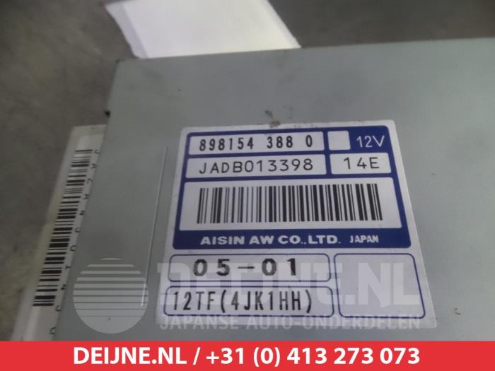 Ordinateur réservoir automatique d'un Isuzu D-Max (TFR/TFS) 2.5 D Twin Turbo 2014