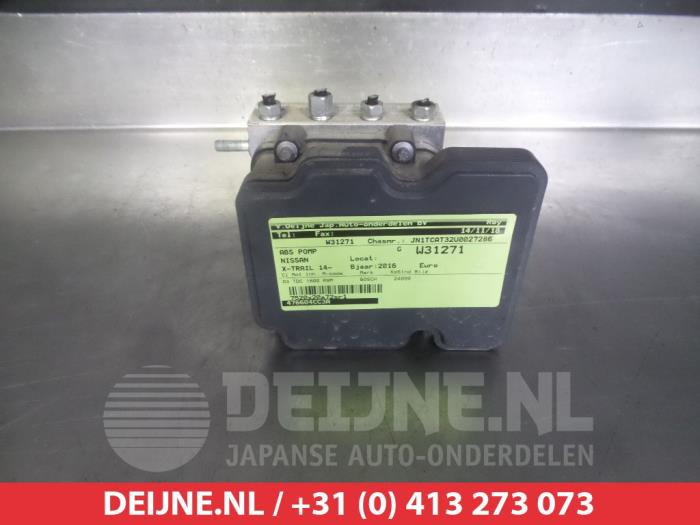 Begagnade ABS-pump Nissan X-Trail (T32) 1.6 Energy dCi Pris € 150,00 Marginaltabell erbjuds av V.Deijne Jap.Auto-onderdelen BV