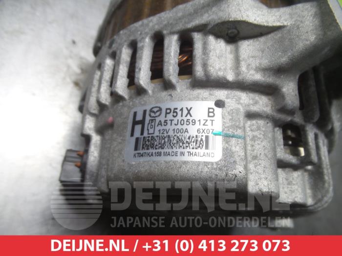 Dynamo d'un Mazda 2 (DJ/DL) 1.5 SkyActiv-G 75 2017