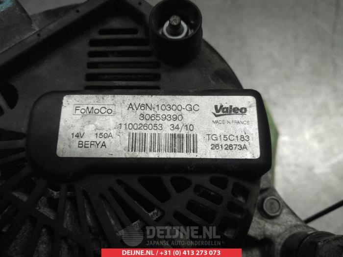 Dynamo från en Mazda 5 (CWA9) 1.6 CITD 16V 2012