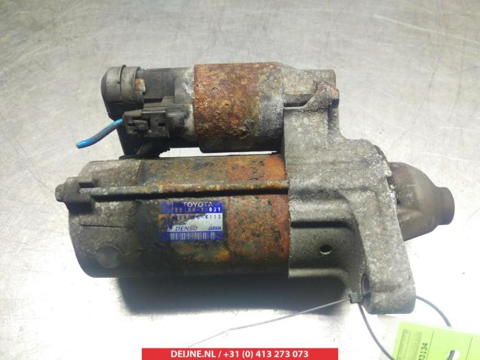 Usagé Démarreur Toyota RAV4 (A3) 2.0 16V Valvematic 4x2 Prix € 50,00 Règlement à la marge proposé par V.Deijne Jap.Auto-onderdelen BV