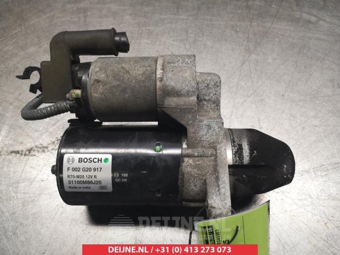 Begagnade Startmotor Suzuki Swift (ZA/ZC/ZD) 1.3 D 16V Pris € 25,00 Marginaltabell erbjuds av V.Deijne Jap.Auto-onderdelen BV