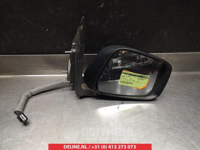 Black Electric Left Wing Mirror For Nissan Navara D40 2.5TD 2005-On – Complete