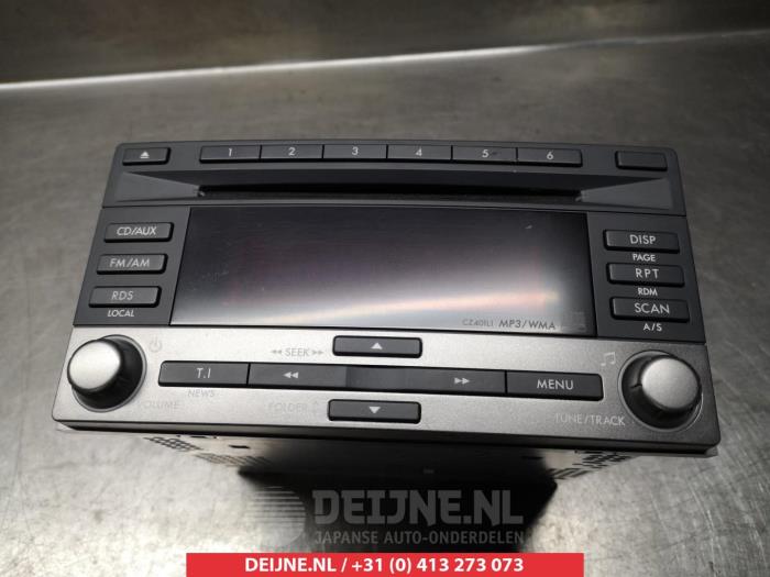 Używane Radio Subaru Impreza III (GH/GR) 2.0D AWD Cena € 75,00 Procedura marży oferowane przez V.Deijne Jap.Auto-onderdelen BV