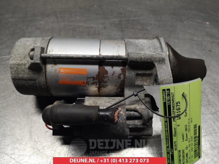 Begagnade Startmotor Mitsubishi Outlander (GF/GG) 2.2 DI-D 16V Clear Tec 4x2 Pris € 50,00 Marginaltabell erbjuds av V.Deijne Jap.Auto-onderdelen BV