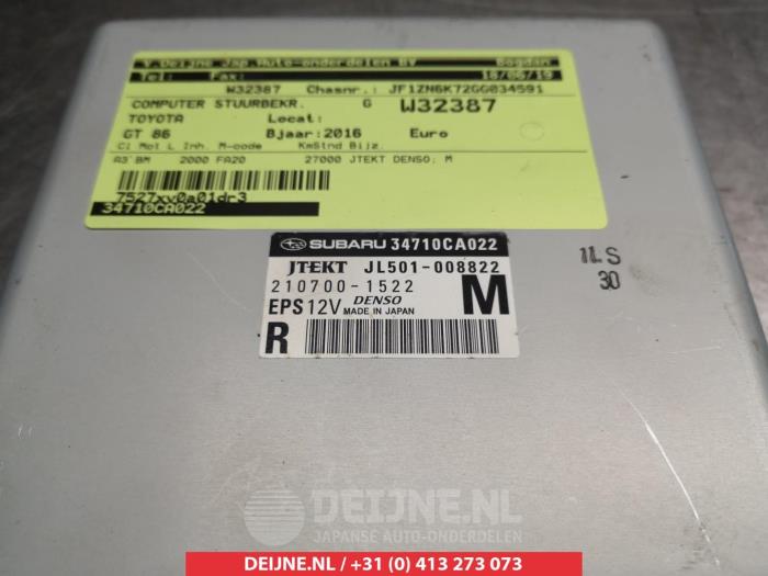 Ordinateur direction assistée d'un Toyota GT 86 (ZN) 2.0 16V 2016