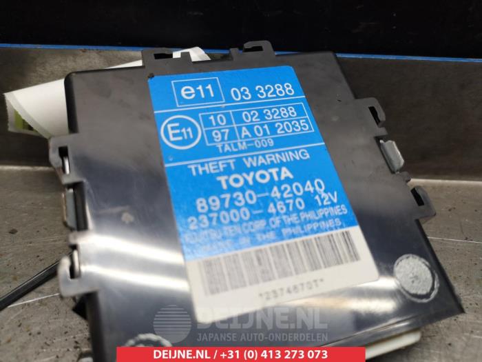 Używane Modul alarmu Toyota RAV4 (A3) 2.2 D-CAT 16V 4x4 Cena € 20,00 Procedura marży oferowane przez V.Deijne Jap.Auto-onderdelen BV