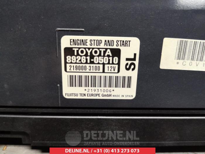 Used Start/Stop computer Toyota Avensis Wagon (T27) 2.0 16V D-4D Price on request offered by V.Deijne Jap.Auto-onderdelen BV
