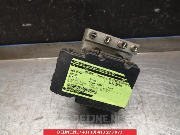 Begagnade ABS-pump Suzuki Alto (RF410) 1.1 16V Pris € 35,00 Marginaltabell erbjuds av V.Deijne Jap.Auto-onderdelen BV
