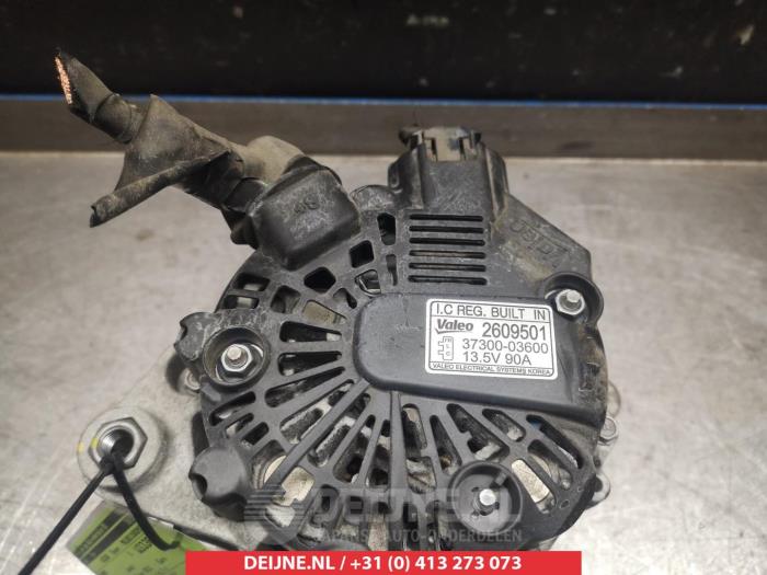 Gebrauchte Dynamo Hyundai i20 1.2i 16V Preis € 20,00 Margenregelung angeboten von V.Deijne Jap.Auto-onderdelen BV