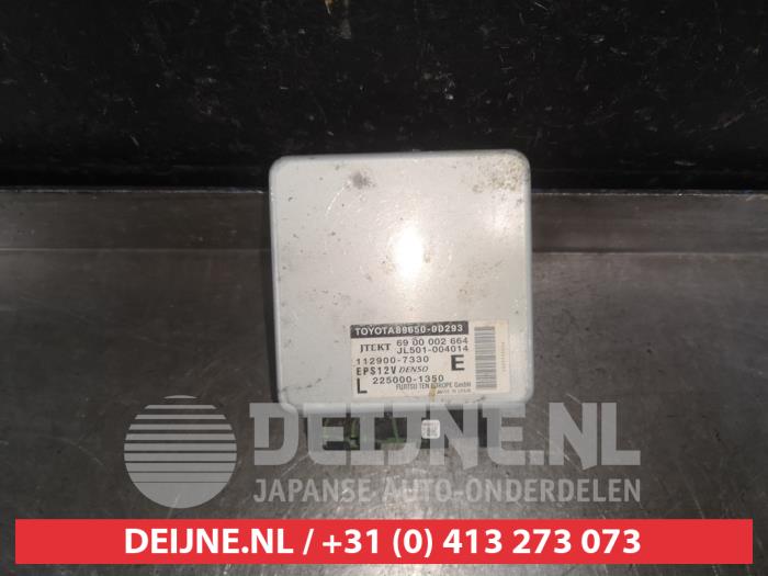 Usagé Ordinateur direction assistée Toyota Yaris III (P13) 1.33 16V Dual VVT-I Prix € 50,00 Règlement à la marge proposé par V.Deijne Jap.Auto-onderdelen BV