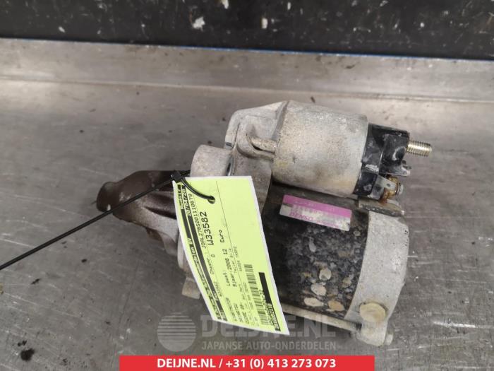 Begagnade Startmotor Daihatsu Cuore (L251/271/276) 1.0 12V DVVT Pris € 30,00 Marginaltabell erbjuds av V.Deijne Jap.Auto-onderdelen BV
