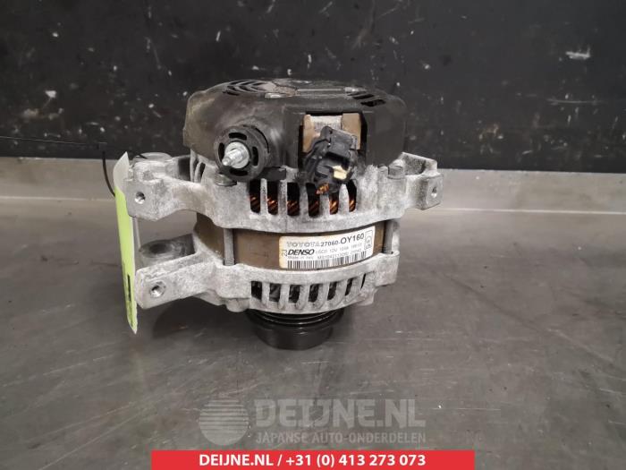 Begagnade Dynamo Toyota Yaris III (P13) 1.33 16V Dual VVT-I Pris € 45,00 Marginaltabell erbjuds av V.Deijne Jap.Auto-onderdelen BV