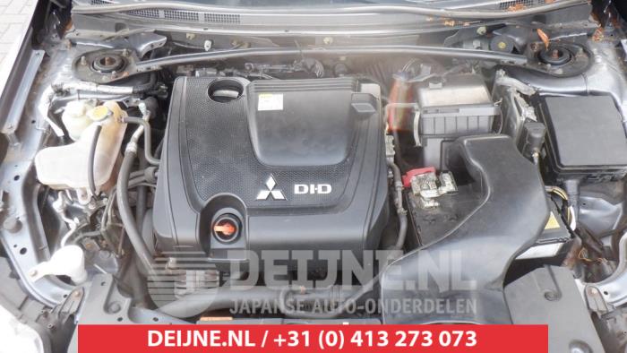 Engine from a Mitsubishi Lancer Sportback (CX) 2.0 DI-D 16V 2010