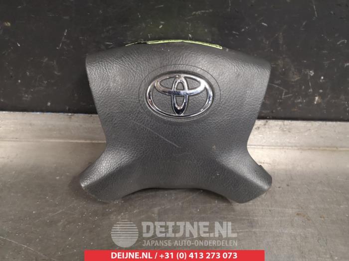 Left airbag (steering wheel) from a Toyota Avensis (T25/B1B) 1.8 16V VVT-i 2003