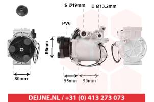 New Air conditioning pump Mitsubishi Grandis Price € 302,50 Inclusive VAT offered by V.Deijne Jap.Auto-onderdelen BV