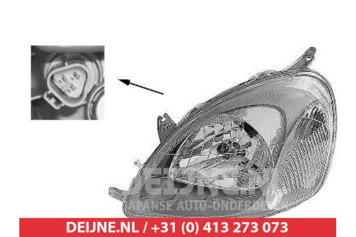 Nowe Reflektor lewy Toyota Yaris Cena € 70,70 Z VAT oferowane przez V.Deijne Jap.Auto-onderdelen BV