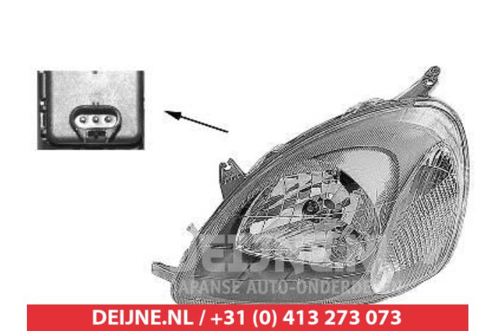 Nowe Reflektor lewy Toyota Yaris Cena € 79,78 Z VAT oferowane przez V.Deijne Jap.Auto-onderdelen BV