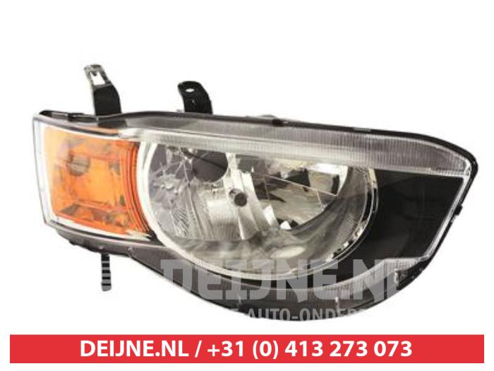 Headlight, right from a Mitsubishi Colt 2009