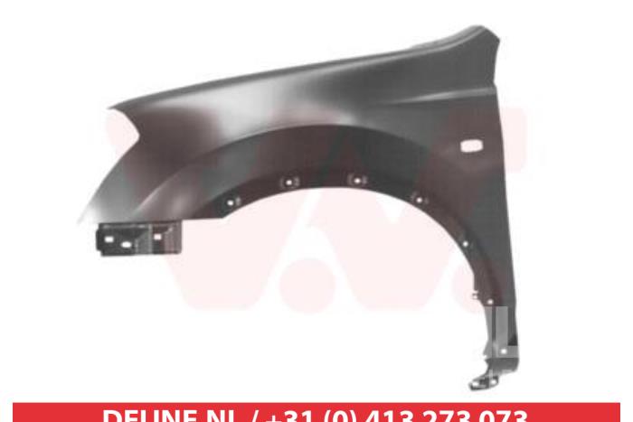 Front wing, left from a Nissan Qashqai 2007