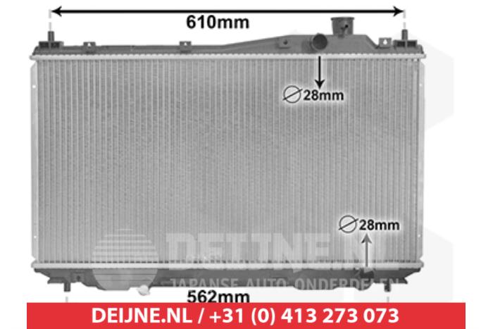 Neuf Radiateur Honda Civic Prix € 57,39 Prix TTC proposé par V.Deijne Jap.Auto-onderdelen BV