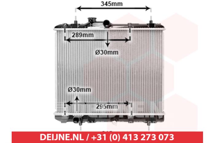 Nowe Chlodnica Suzuki Splash Cena € 50,74 Z VAT oferowane przez V.Deijne Jap.Auto-onderdelen BV
