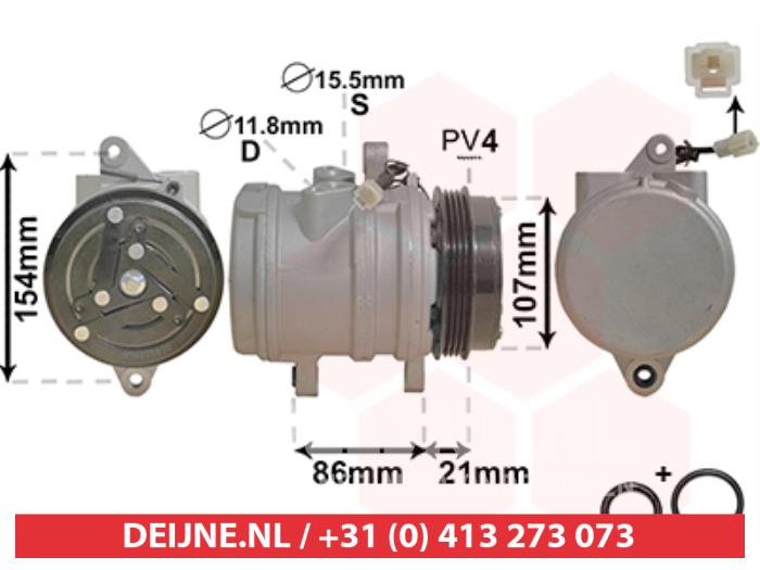 Neuf Compresseur de clim Daewoo Matiz Prix € 210,46 Prix TTC proposé par V.Deijne Jap.Auto-onderdelen BV