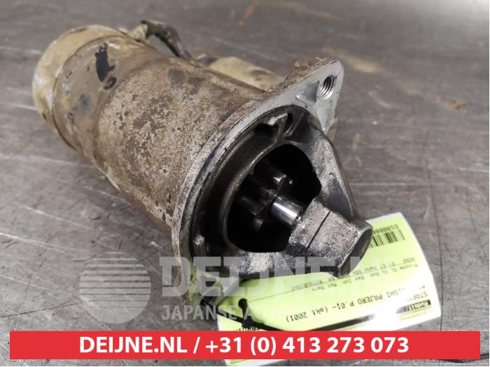 Begagnade Startmotor Mitsubishi Pajero Pinin (H6/H7) 2.0 GDI 16V 5-drs. Pris € 30,00 Marginaltabell erbjuds av V.Deijne Jap.Auto-onderdelen BV