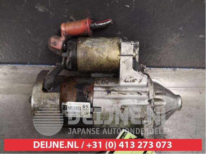 Begagnade Startmotor Mitsubishi Galant (EA/EC) 2.5 V6 24V Pris € 25,00 Marginaltabell erbjuds av V.Deijne Jap.Auto-onderdelen BV
