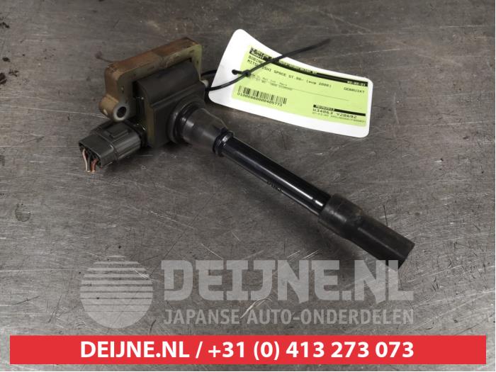 Usagé Bobine Mitsubishi Space Star (DG) 1.8 16V GDI Prix € 20,00 Règlement à la marge proposé par V.Deijne Jap.Auto-onderdelen BV