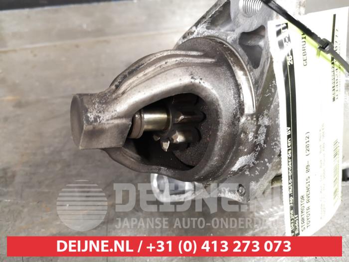 Starter from a Toyota Avensis (T27) 2.0 16V D-4D 2012