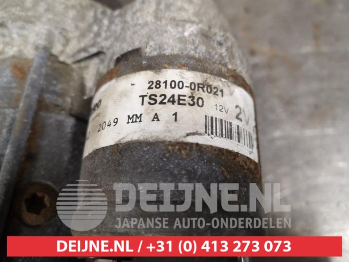 Starter from a Toyota Avensis (T27) 2.0 16V D-4D 2012