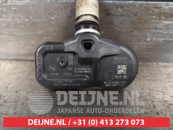 Begagnade Däcktryckssensor Kia Proceed (CD) 1.0i T-GDi 12V Pris € 25,00 Marginaltabell erbjuds av V.Deijne Jap.Auto-onderdelen BV