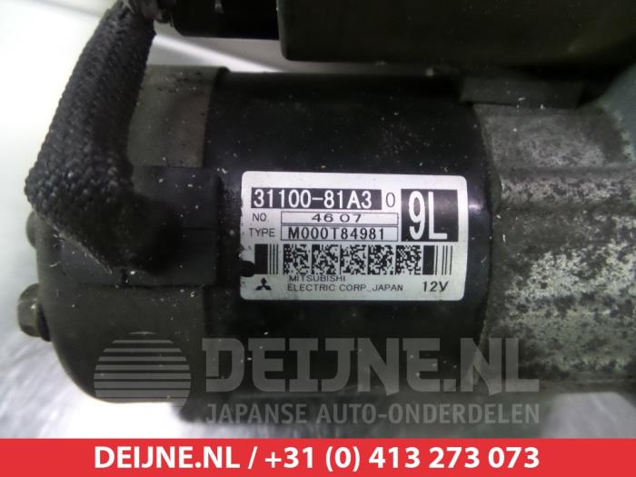 Used Starter Suzuki Wagon-R+ (RB) Price € 25,00 Margin scheme offered by V.Deijne Jap.Auto-onderdelen BV