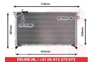 Usados Condensador de aire acondicionado Nissan Terrano (D21) Precio de solicitud ofrecido por V.Deijne Jap.Auto-onderdelen BV