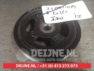 Used Crankshaft pulley Hyundai i20 (GBB) 1.0 T-GDI 100 12V Price € 35,00 Margin scheme offered by V.Deijne Jap.Auto-onderdelen BV