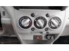 Heater control panel from a Suzuki Alto (GF), 2009 1.0 12V, Hatchback, 4-dr, Petrol, 996cc, 50kW (68pk), FWD, K10B, 2009-01, GFC31S 2010