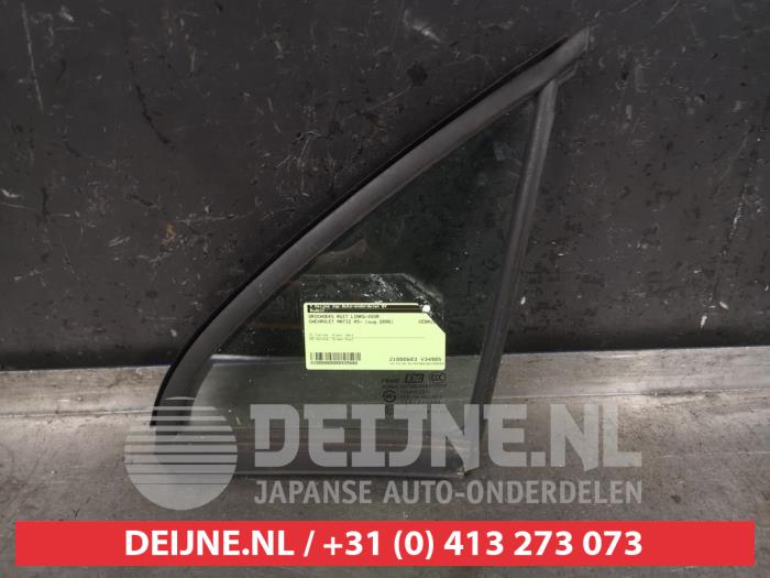 Usados Ventanilla triangular izquierda delante Chevrolet Matiz 0.8 S,SE Precio € 35,00 Norma de margen ofrecido por V.Deijne Jap.Auto-onderdelen BV