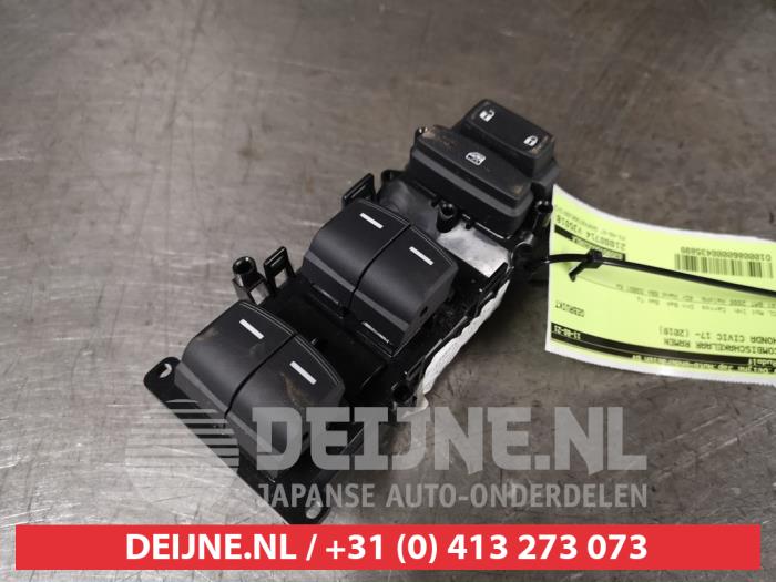 Używane Przelacznik combi okienny Honda Civic (FK6/7/8/9) 2.0i Type R VTEC Turbo 16V Cena € 50,00 Procedura marży oferowane przez V.Deijne Jap.Auto-onderdelen BV