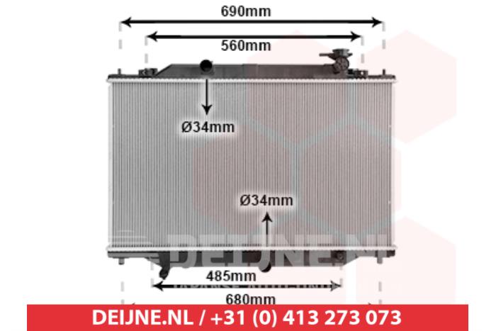 Neuf Radiateur Mazda CX-5 Prix € 94,30 Prix TTC proposé par V.Deijne Jap.Auto-onderdelen BV