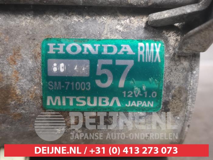 Anlasser van een Honda Civic (FA/FD) 1.3 Hybrid 2009