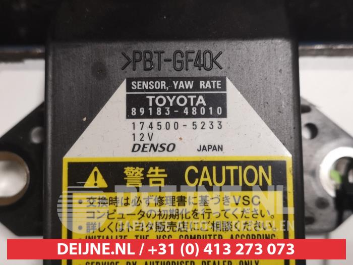 Capteur régulation stabilisation d'un Toyota RAV4 (A2) 2.0 16V VVT-i 4x4 2004