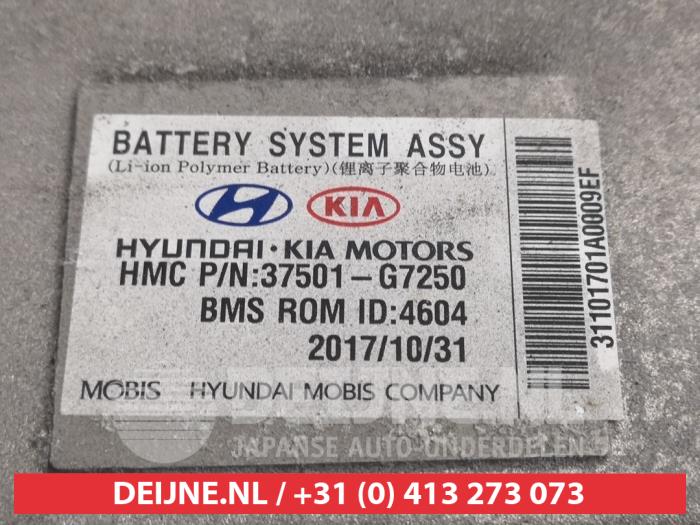 Batería (híbrido) de un Hyundai Ioniq Electric 2017