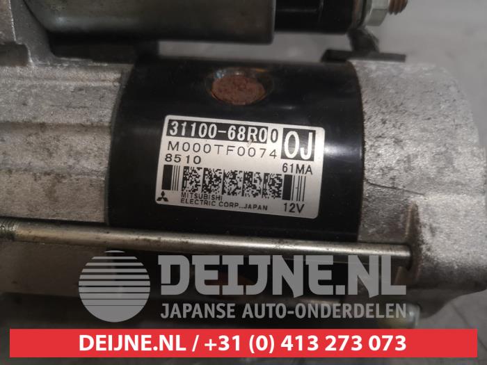 Anlasser van een Suzuki Swift (ZC/ZD) 1.4 Booster Jet Sport Turbo 16V 2018