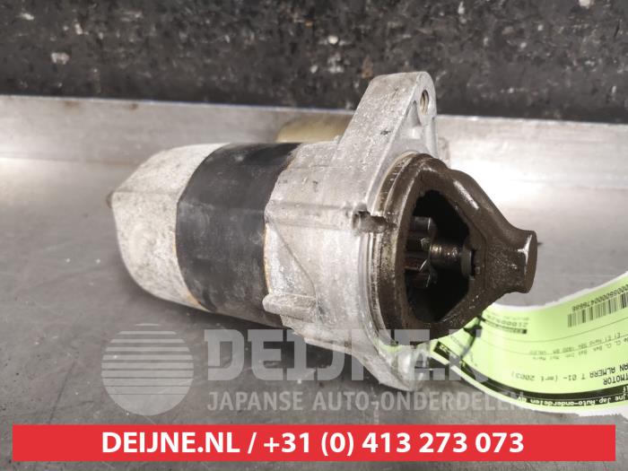 Used Starter Nissan Almera Tino (V10M) 1.8 16V Price € 30,00 Margin scheme offered by V.Deijne Jap.Auto-onderdelen BV