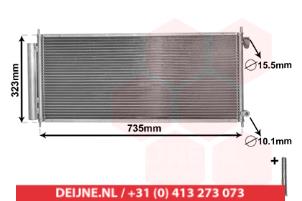 New Air conditioning condenser Honda Jazz Price € 73,73 Inclusive VAT offered by V.Deijne Jap.Auto-onderdelen BV